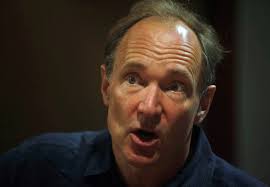 World Wide Web inventor Tim Berners-Lee addresses the media during the International World Wide Web conference in Hyderabad, India, Thursday, March 31, ... - berners-lee