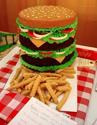 Résultat de recherche d'images pour "cheeseburger that looks like cake"