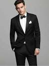 Black wedding suits for groom