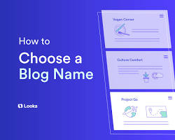 Image of Blogger blog name selection page