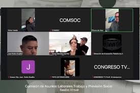 Sesiona un diputado al volante y otra ¡desde la estética!