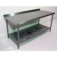Stainless steel tables used