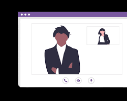 Image of AI mock interview simulation
