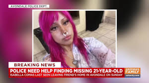 Urgent Turquoise Alert for missing Isabella Comas