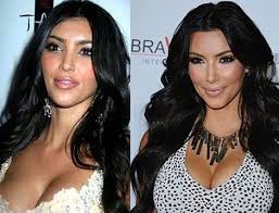 Résultat de recherche d'images pour "who is kim kardashian before and after"