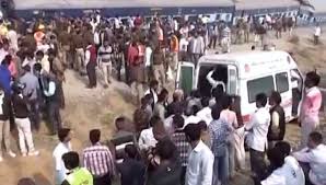 Image result for 115 killed in Train derailment in India