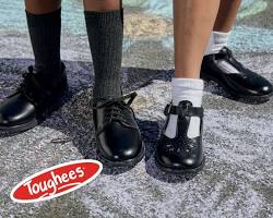 girl wearing Jet school footwear
