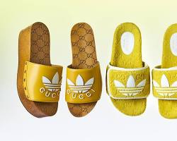 GUCCI×adidas コラボ サンダルの画像