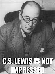 In his book “Miracles” (buy it HERE, or check out my review HERE), C.S. Lewis offers the following commentary on free will, divine foreknowledge, ... - cs-lewis-not-impressed