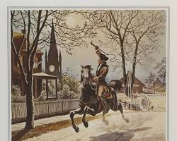 Image of Paul Revere's ride