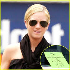 Brittany Snow: Sticky Note Love Letter! Brittany Snow: Sticky Note Love Letter! Brittany Snow keeps it cool in a strapless black top as she makes her way ... - brittany-snow-love-letter