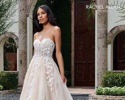 Strapless wedding dress bodice