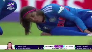 Injury Scare: Shreyanka Patil Forced to Cut Short World Cup Campaign