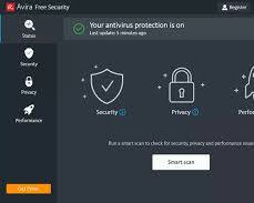 Imagem de Avira Free Antivirus interface