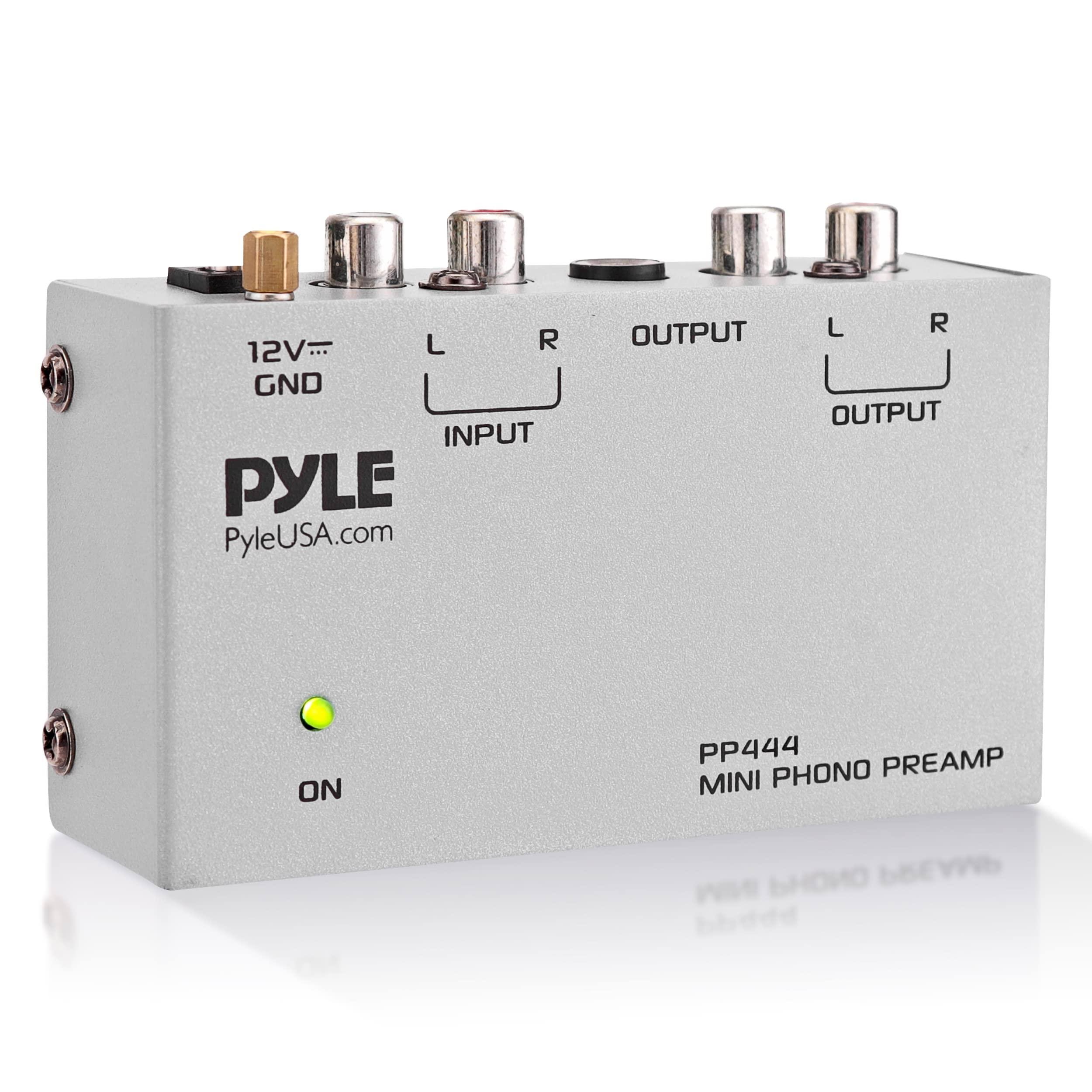 Pyle Ultra-Compact Phono Turntable Preamp