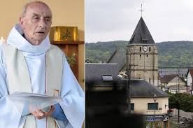 Image result for 85-year-old priest killed in French church