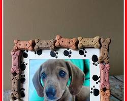 DIY pet photo frameの画像