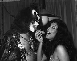 Image of Cher and Gene Simmons