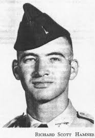 Richard Scott Hamner Died 11 November 1977 in Dickinson, Texas, aged 42 years. Interment: West Point Cemetery, West Point, New York - Hamner%2520MemArt