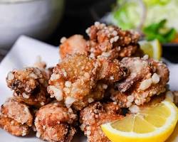 Karaage, Japanese fried chicken, a popular school lunch itemの画像