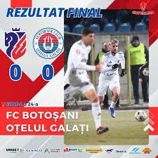 Fotbal: FC Botoșani - Oțelul Galați 0-0, în Superligă