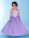 20Ball - puku söpö tyttö riimu Purple Flower Girl Dress - 243