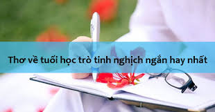 Thơ về tuổi học trò tinh nghịch ngắn hay nhất - META.vn