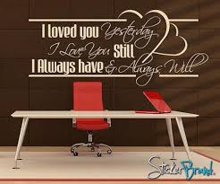 Vinyl Wall Decal Sticker Love Quotes item BHuey118B | stickerbrand ... via Relatably.com