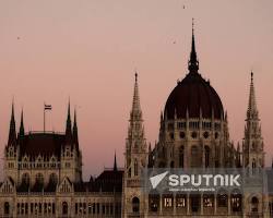 Image of Hungarian Parliament in 1935