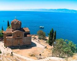 Image of Lake Ohrid, Albania