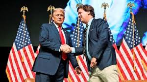Is Tucker Carlson now too extreme for the Maga crowd?