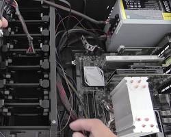 Image of installing a storage device