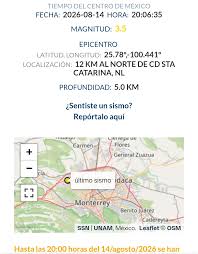Tiembla en NL y reportan fuerte estruendo