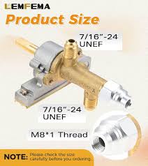 Lemfema Gas Safety Control Valve（7/16"-24 UNEF Inlet ...