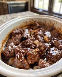Beef tips recipe with savory sauce