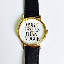 More Issues Than Vogue Watch Vintage Style Leather by FreeForme via Relatably.com