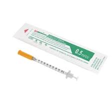Elimedical Veterinary Syringe U-100 0.5ml 27G x 1/2" 100pcs ...