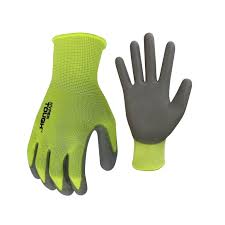 Hyper Tough Hi-Visibility Gloves Neon Green Extra Large 3 ...