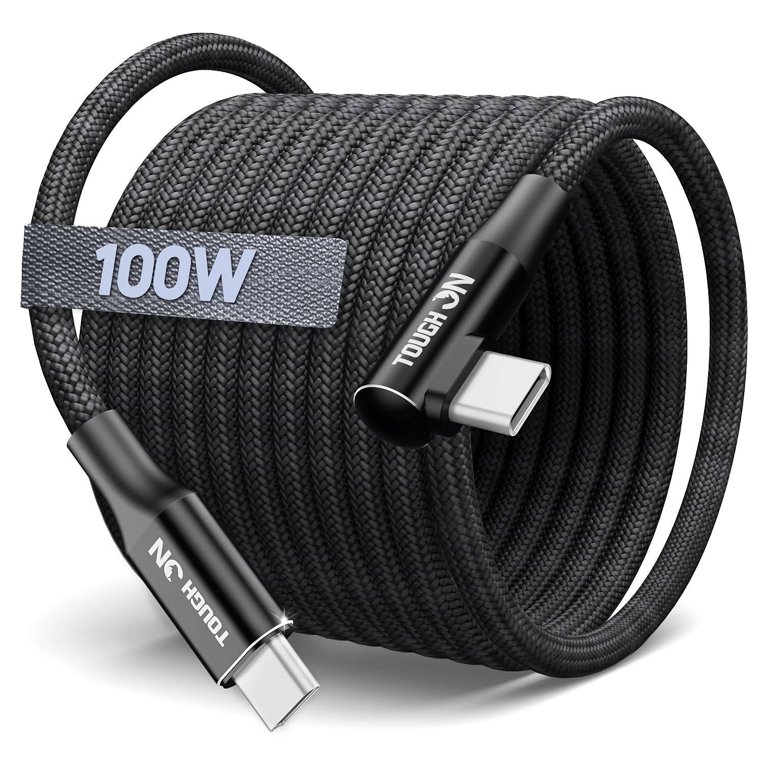 Tough On USB C to USB C Charger Cable 100W Type C Fast Charging Cable