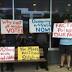 Protesters outside Liberal Party meeting label pre-selection process...