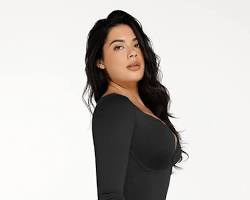 women seamless shapewear bodysuit tummy control model photo, gerado pela IA