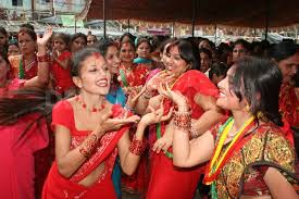 Image result for how to celebrate teej festival