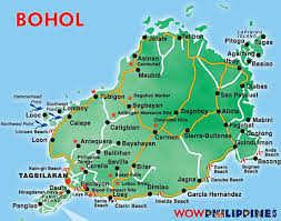 Image result for bohol island map