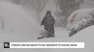 Toronto looks to follow NYC footsteps by paying residents to shovel snow