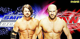 Image result for cesaro vs aj styles