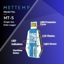 Mettemp MT-5 Temperature Data Logger (Single Use) with ...