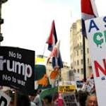 London protesters unite against Donald