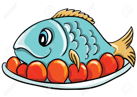 Résultat de recherche d'images pour "clipart plats poisson"