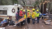 Woman rescued by SAR in Plumas County after flooding blocks ambulance