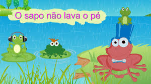 Resultado de imagem para imagens o sapo não lava o pé
